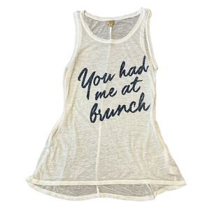 True Craft | you had me at brunch sheer tank